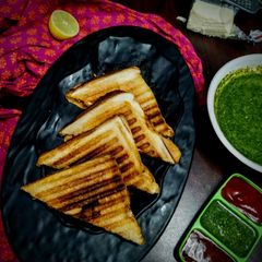 Desi Grilled sandwich A picture of Desi Grilled sandwich.