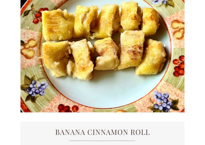 snack mpasi 10m: banana cinnamon roll - resepenakbgt.com