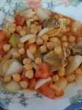 Ensalada de garbanzos y almejones