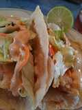 Tacos de atún tipo baja