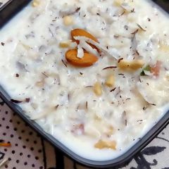 A picture of Indian Rice Pudding.
