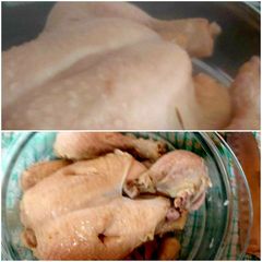 A picture of My Small Steamed Chicken 😘.
