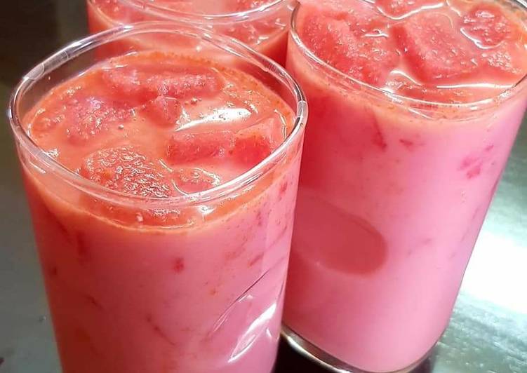 Recipe of Homemade Watermelon juice