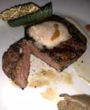 Bistec de falda marinado