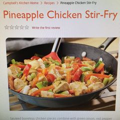 A picture of Pineapple Chicken Stir Fry.