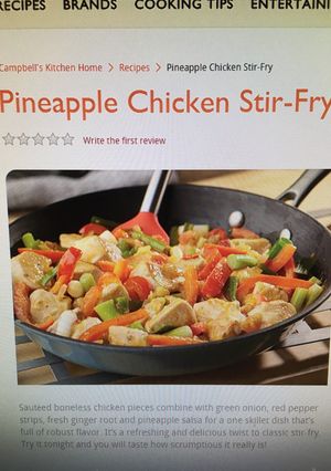 A picture of Pineapple Chicken Stir Fry.
