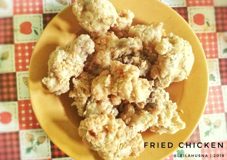 Resep Fried Chicken / Ayam Tepung Krispi, Enak