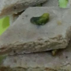 A picture of Kaju barfi.