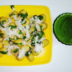 A picture of Ram ladoo recipe.