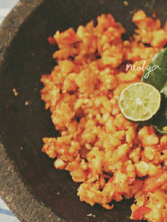 Foto resep Sambal Tempe Penyet
