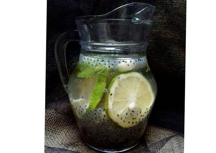 Resep Infused Water Lemon Mint Sereh, Menggugah Selera