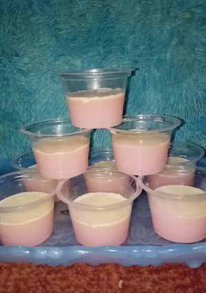 Foto resep Puding jelly strawberry