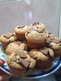 Nutellával töltött bögrés muffin
