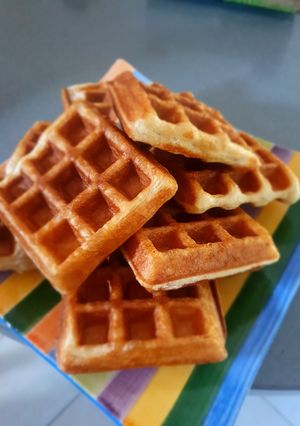 Une photo de Gaufres pour débutant 😋😄