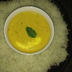 Kadi or chawal A picture of Kadi or chawal.