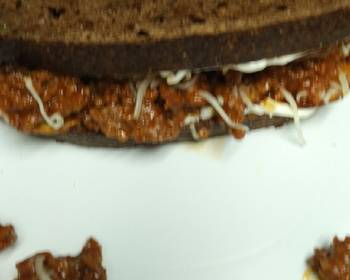 Without Fail Making Recipe Sloppy Joe and Potatoes on Pumpernickel Home Style