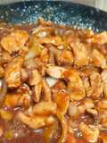 Ayam teriaki (isian roti/kebab)