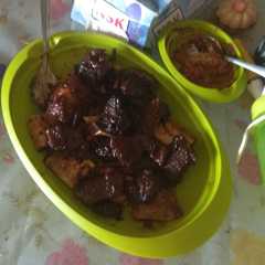 A picture of Iga madu bakar teplon simple.