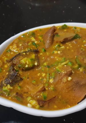 A picture of Okra Soup.