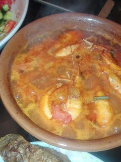 صورة لوصفة طاجن الجمبري