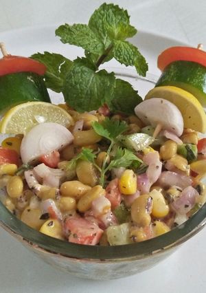 A picture of Protein rich salad.