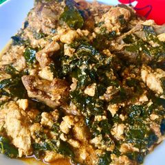 A picture of Egusi soup.