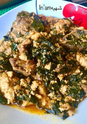 A picture of Egusi soup.