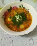 Рассольник с рисом