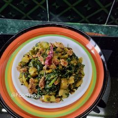 A picture of Spinach (palak) Veggies Subzi.