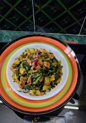 A picture of Spinach (palak) Veggies Subzi.
