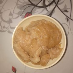 A picture of Wheat flour halwa.
