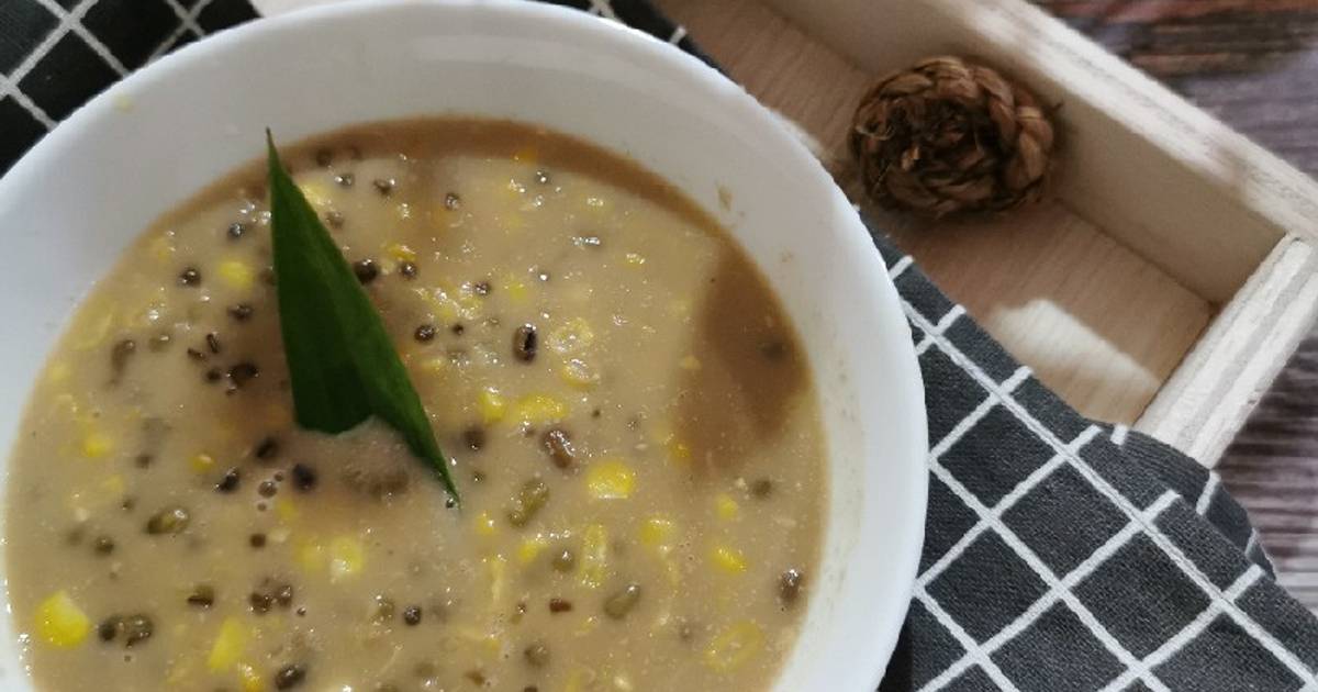 Resipi Bubur Kacang Hijau Berjagung Oleh Asz Haniey Cookpad