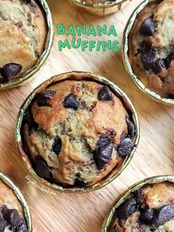 Cara Mudah Membuat Resep  Banana Muffins yang Bikin Ngiler, Bikin Ketagihan