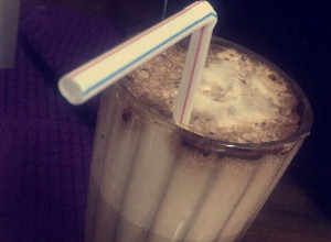 صورة لوصفة ميلك شيك شوكولات
