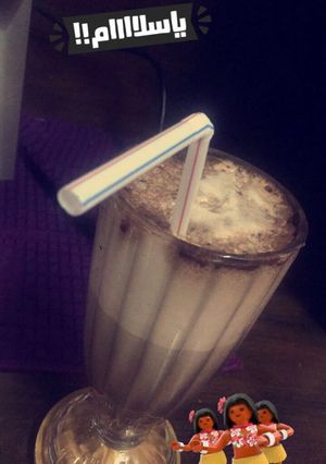 صورة لوصفة ميلك شيك شوكولات