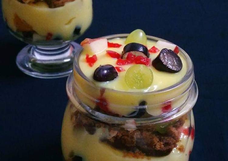 Steps to Prepare Super Quick Homemade Trifle Pudding