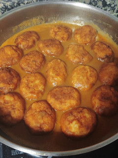 Una foto de Albóndigas de rape y langostinos sin gluten