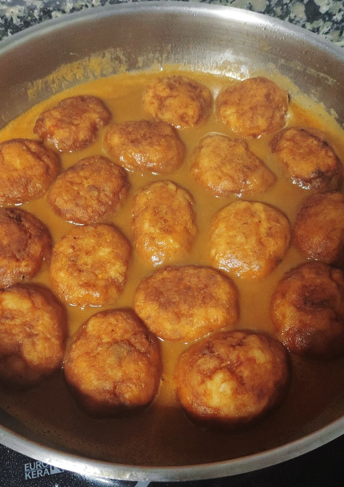 Una foto de Albóndigas de rape y langostinos sin gluten