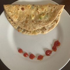 A picture of Aloo Paratha.