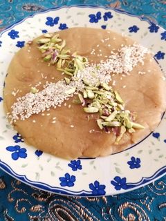 عکسی از دستور حلوای شیر خیلی خوشمزه