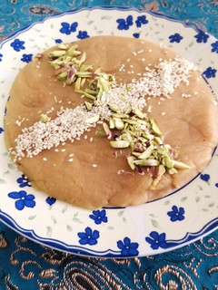 عکسی از دستور حلوای شیر خیلی خوشمزه