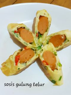 Foto resep Sosis Gulung Telur