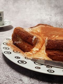 Foto resep Milo Lava Toast