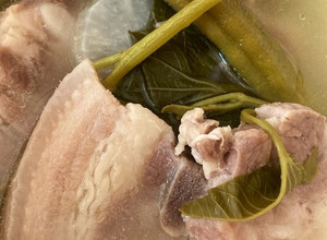 A picture of IBS friendly Pork Sinigang sa Calamansi.