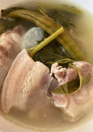 A picture of IBS friendly Pork Sinigang sa Calamansi.