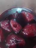 Peras al vino tinto 🍷🍐🍐