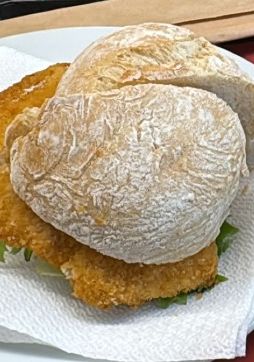 Foto de Prego panado no pão