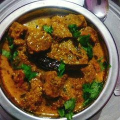 A picture of Gatte-ki-Sabji.