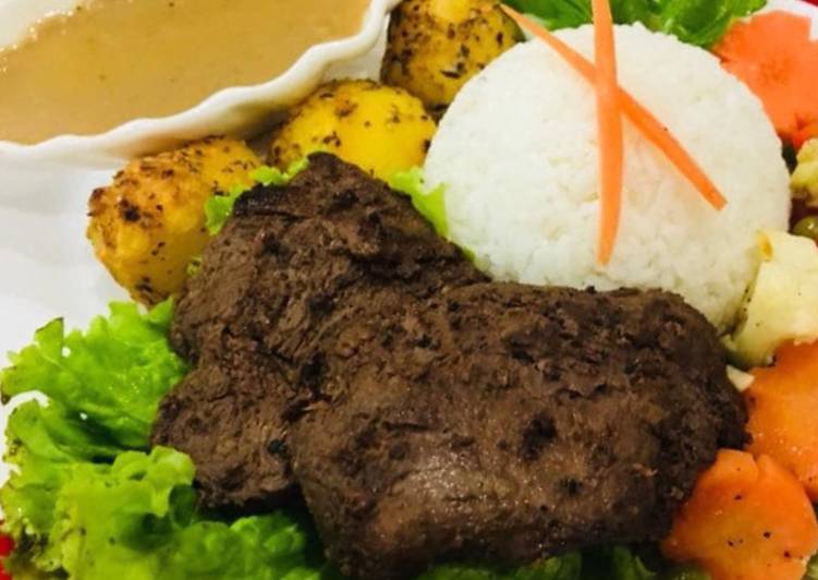 How to Make Award-winning Whosaynas Gravy to serve with rice fried steak and veggies
