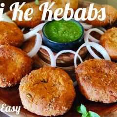 A picture of Dahi Ke Kebab.